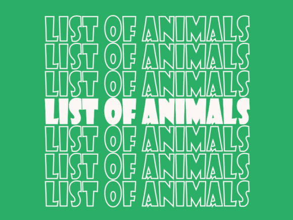 Animal Graphics for Print Templates