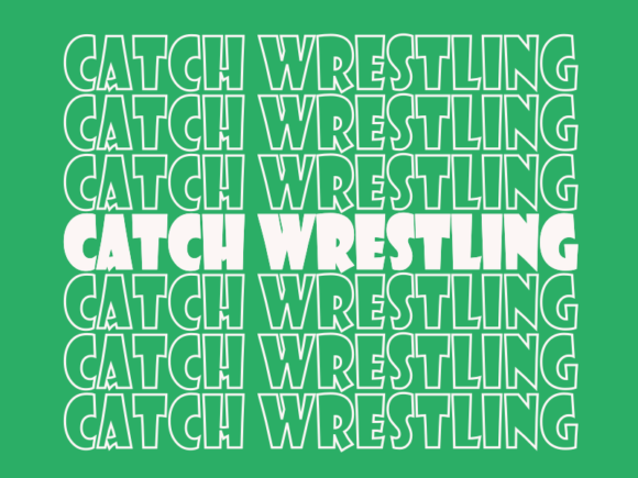 Catch Wrestling Graphics for Print Templates