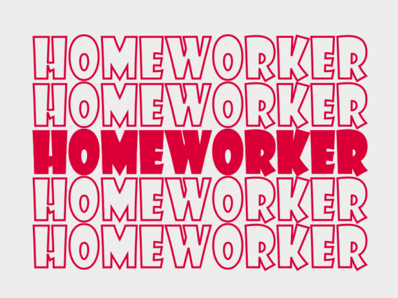 Homeworker Svg Cut File: A Graphic for Modern Content