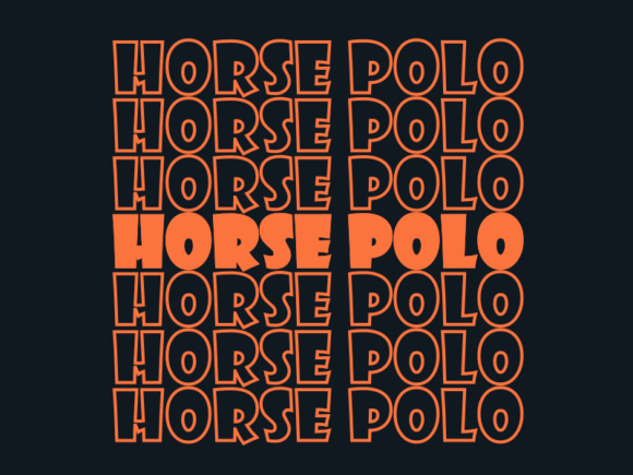 Horse Polo Svg Cut File Graphics for Print Templates