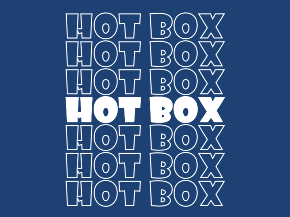 Hot Box Svg Cut File Graphics for Print Templates