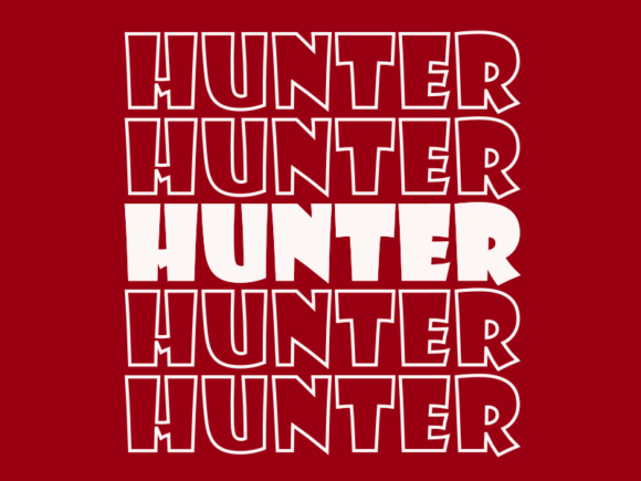 Hunter Svg Cut File Graphics for Print Templates