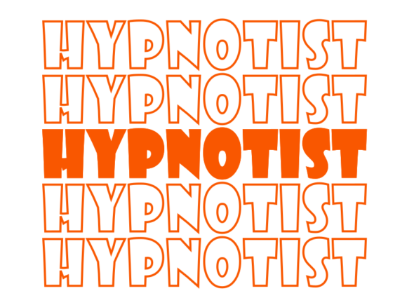 Hypnotist Svg Cut File Graphics for Print Templates