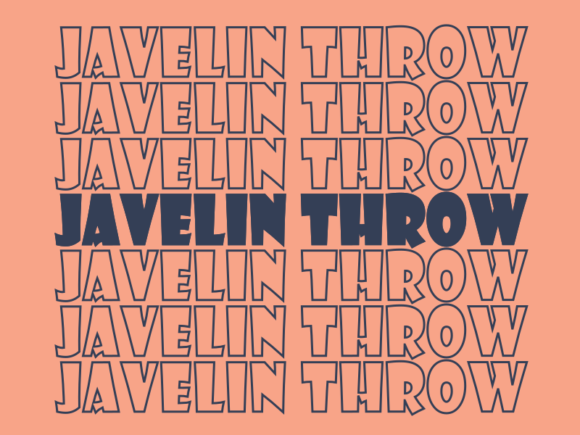 Javelin Throw Svg Cut File Graphics for Print Templates