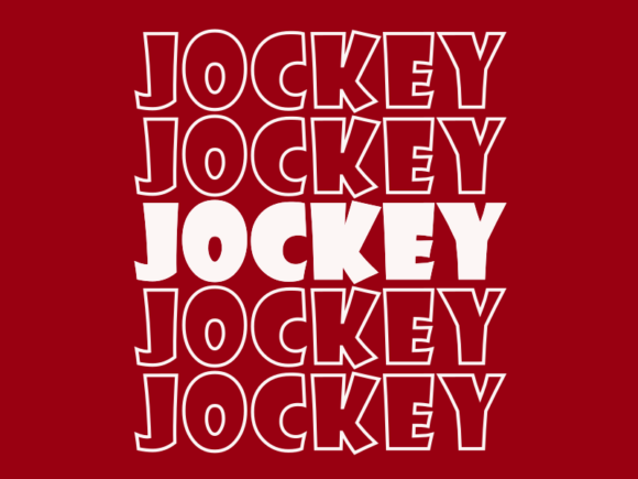 Jockey Svg Cut File: A Graphic for Print Templates