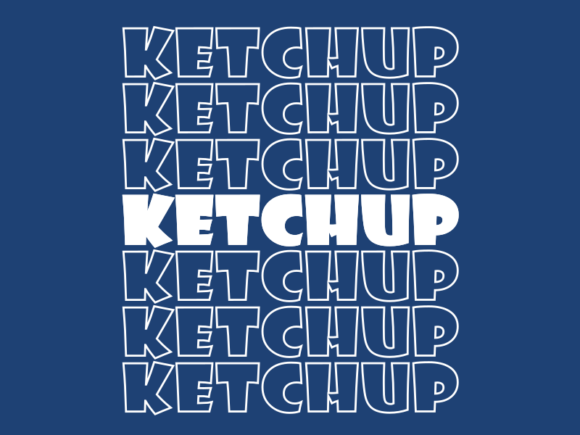Ketchup Svg Cut File for Bold Branding
