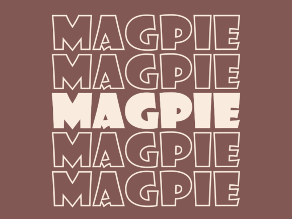 Magpie Svg Cut File: A Graphic for Local Branding