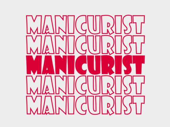 Manicurist Svg Cut File: A Graphic for Modern Print Templates