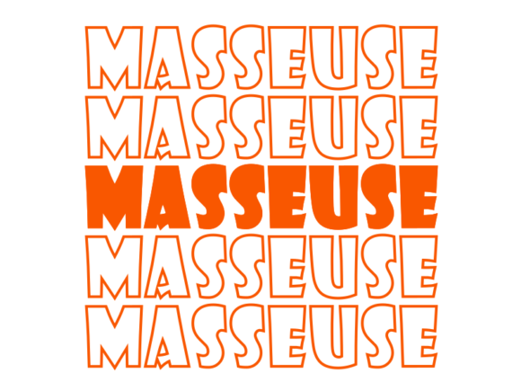 Masseuse Svg Cut File