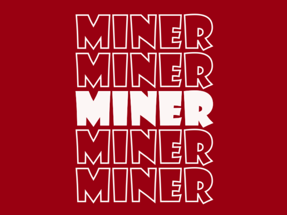 Miner Svg Cut File: A Graphic for Local Branding