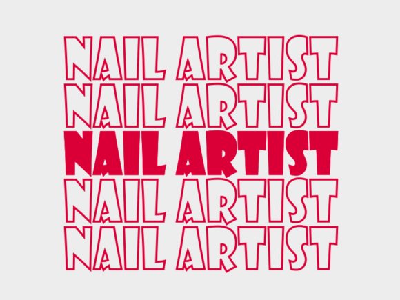 Nail Artist Svg Cut File