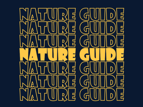 Nature Guide Graphics for Print Templates