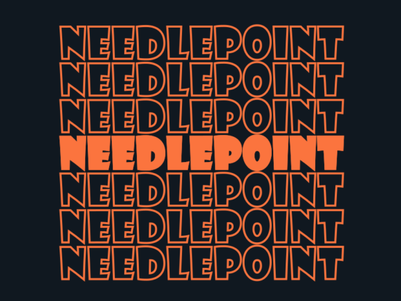 Needlepoint Svg Cut File: A Graphic for Modern Print Templates