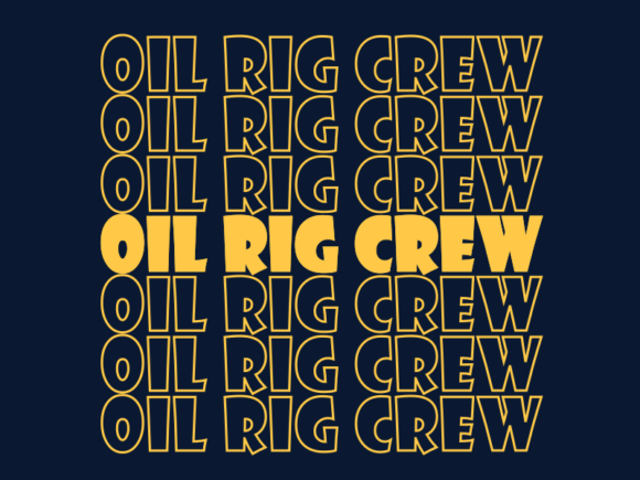 Oil Rig Crew Svg Cut File