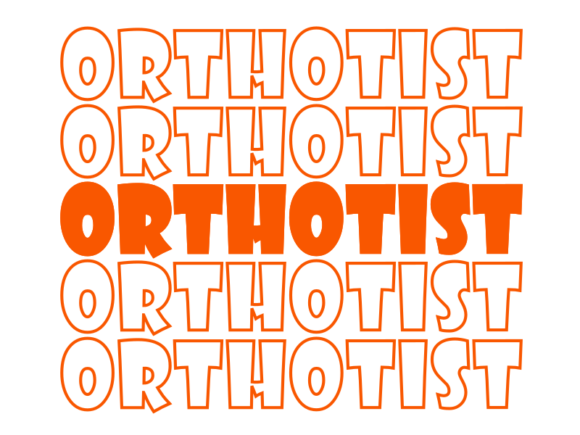 Orthotist Svg Cut File Graphics for Print Templates