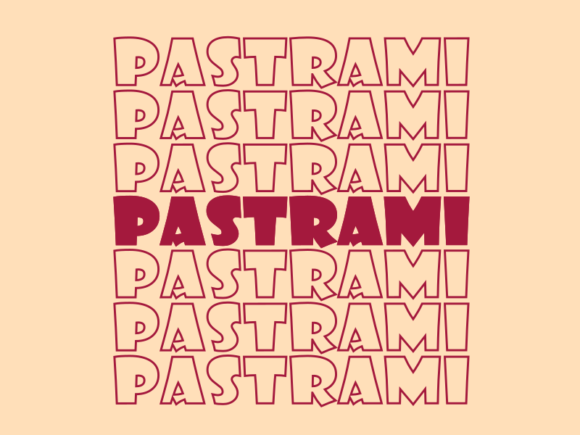 Pastrami Svg Cut File: A Graphic for Bold Branding