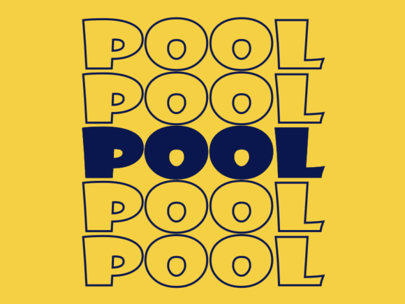 Pool Graphics for Local Business Branding