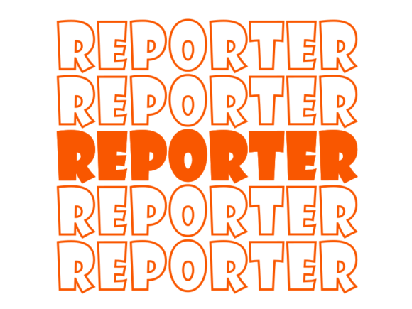 Reporter Svg Cut File Graphics for Print Templates